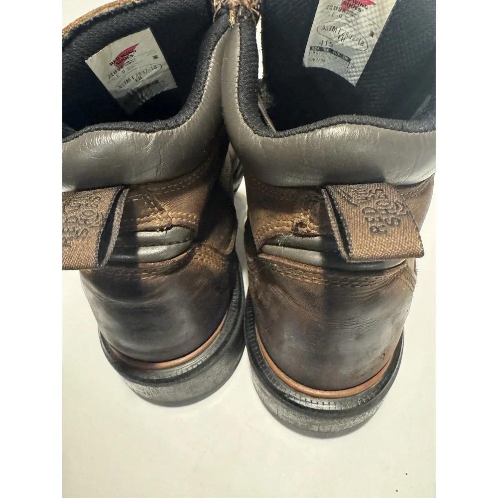 Red Wing Boots DynaForce Waterproof EH Work  Men 10.5 Brown USA